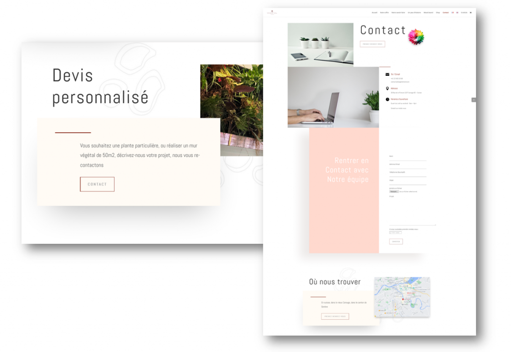 Contact Devis Vegetal Trend