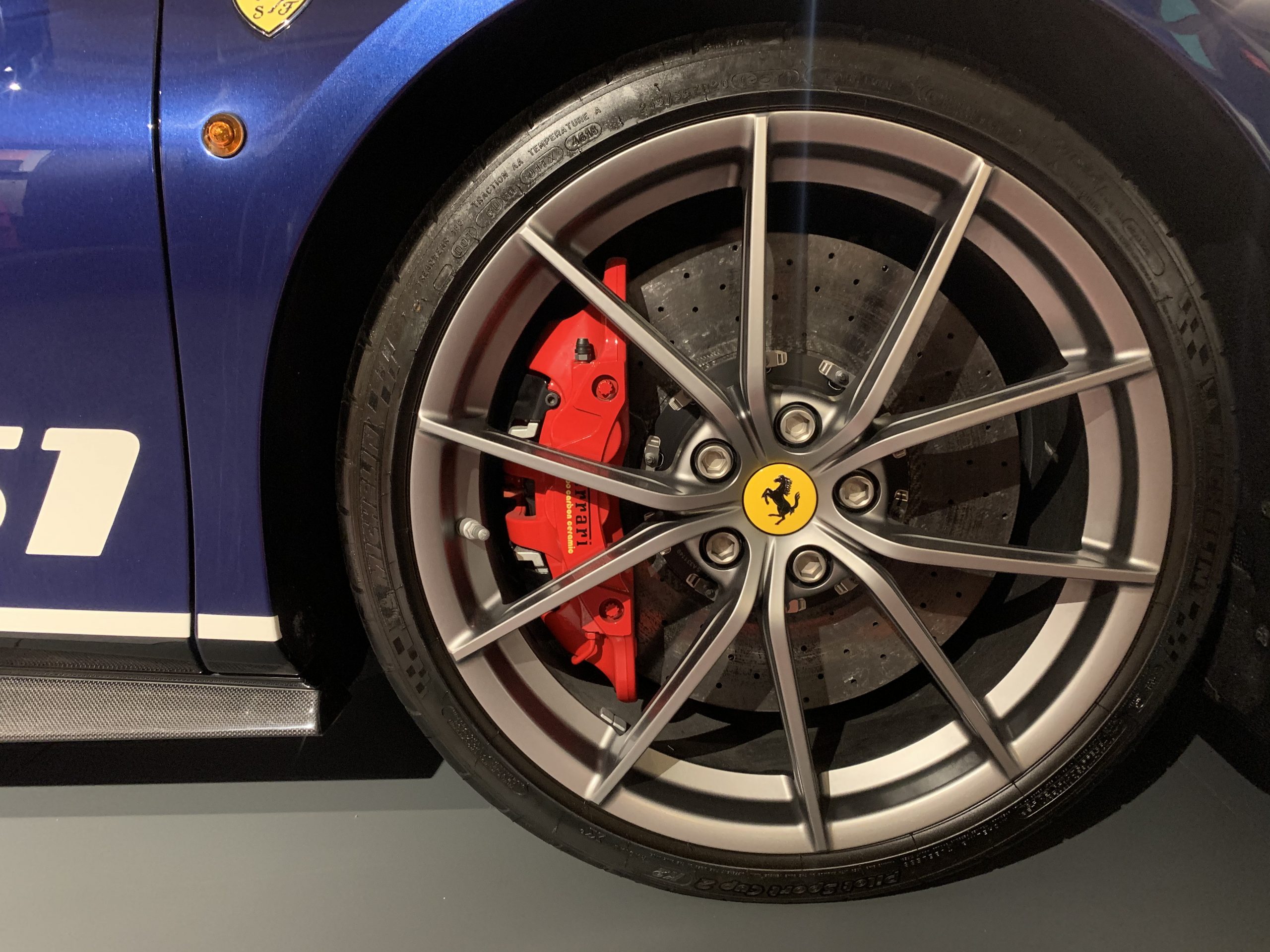 Ferrari, freinage carbone Céramique