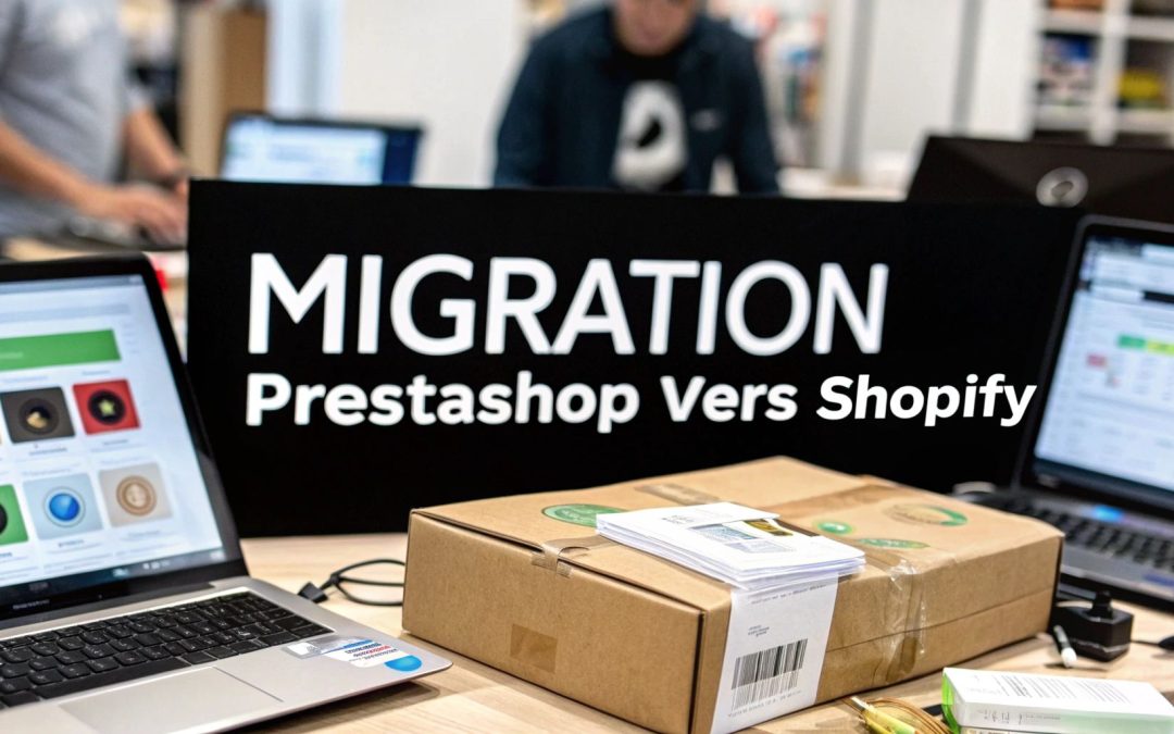 Migration PrestaShop vers Shopify réussie