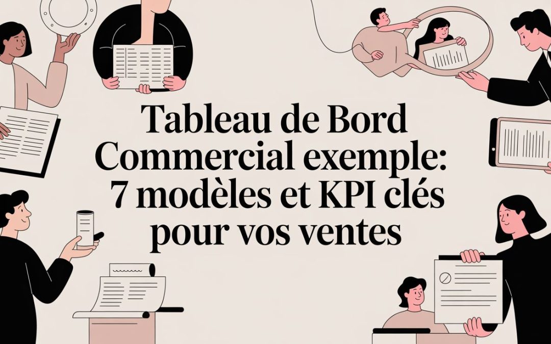 Tableau de bord commercial exemple: 7 modèles et KPI clés pour vos ventes
