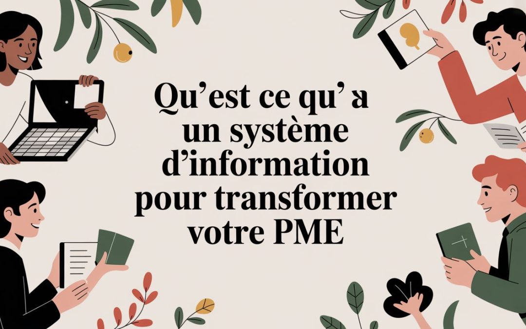 Qu&rsquo;est ce qu&rsquo;un système d&rsquo;information pour transformer votre PME