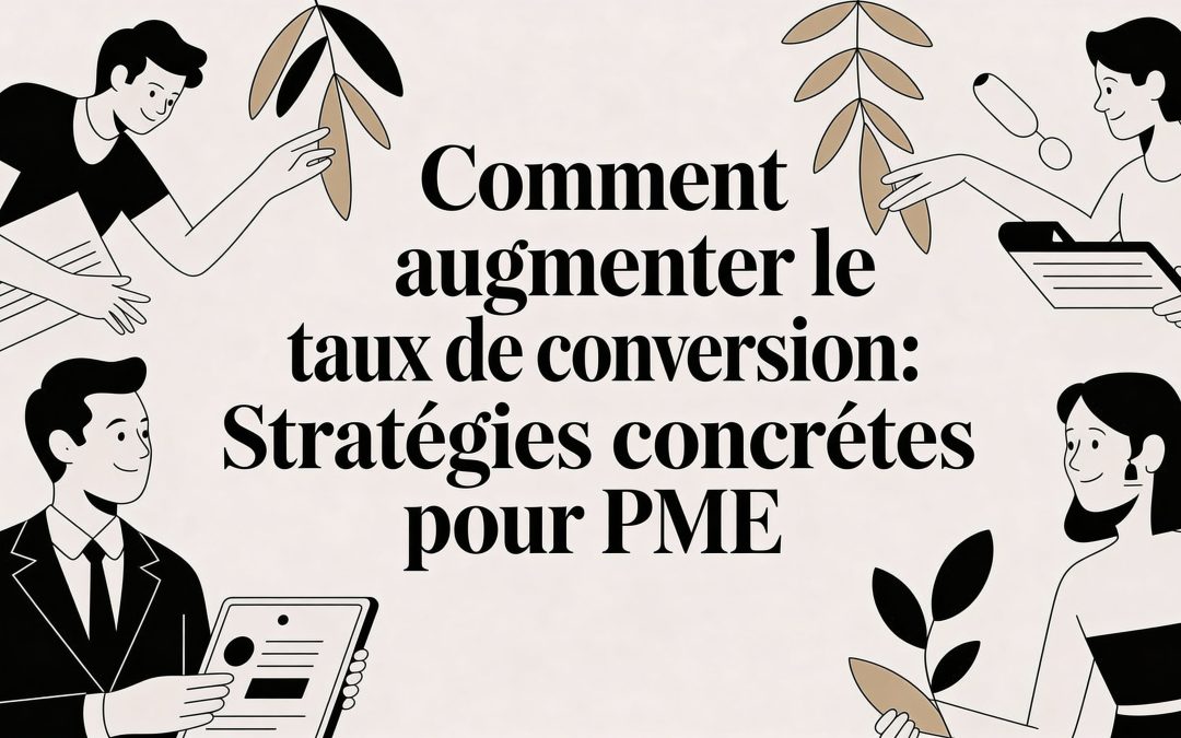 Comment augmenter taux de conversion: stratégies concrètes pour PME