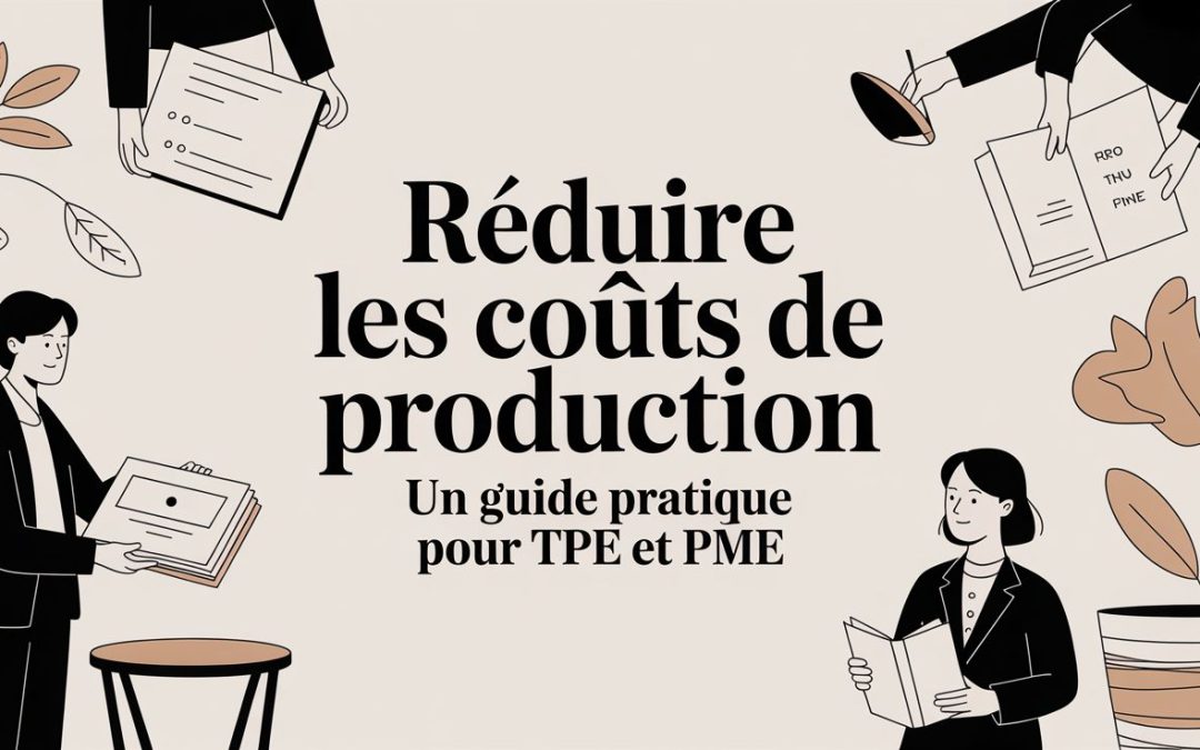 Réduire les coûts de production un guide pratique pour TPE et PME