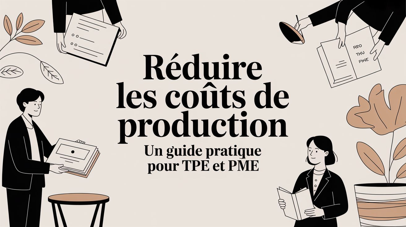 Réduire les coûts de production un guide pratique pour TPE et PME ...