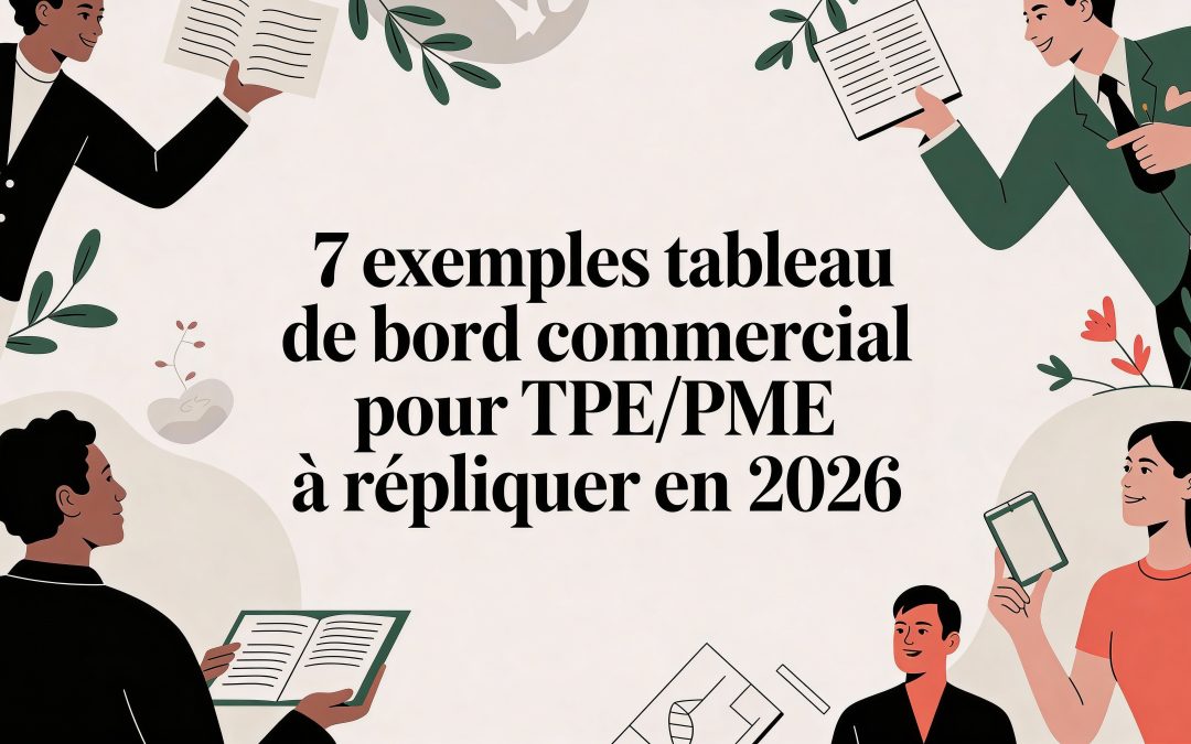 7 exemple tableau de bord commercial pour TPE/PME à répliquer en 2026