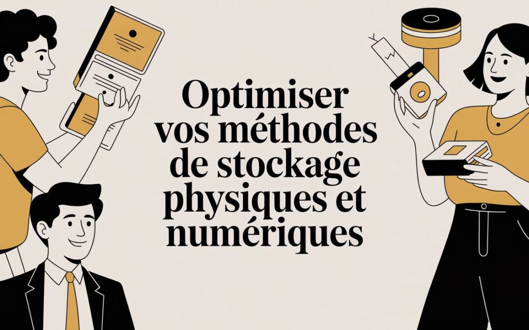 Optimiser vos méthodes de stockage physiques et numériques