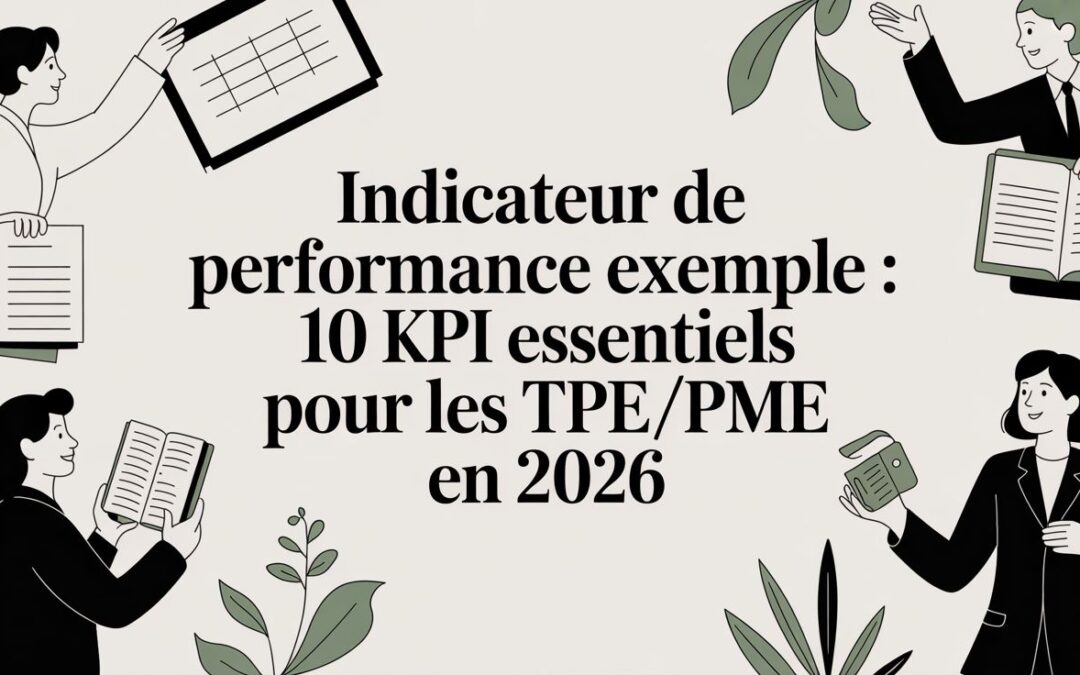 Indicateur de performance exemple : 10 KPI essentiels pour les TPE/PME en 2026